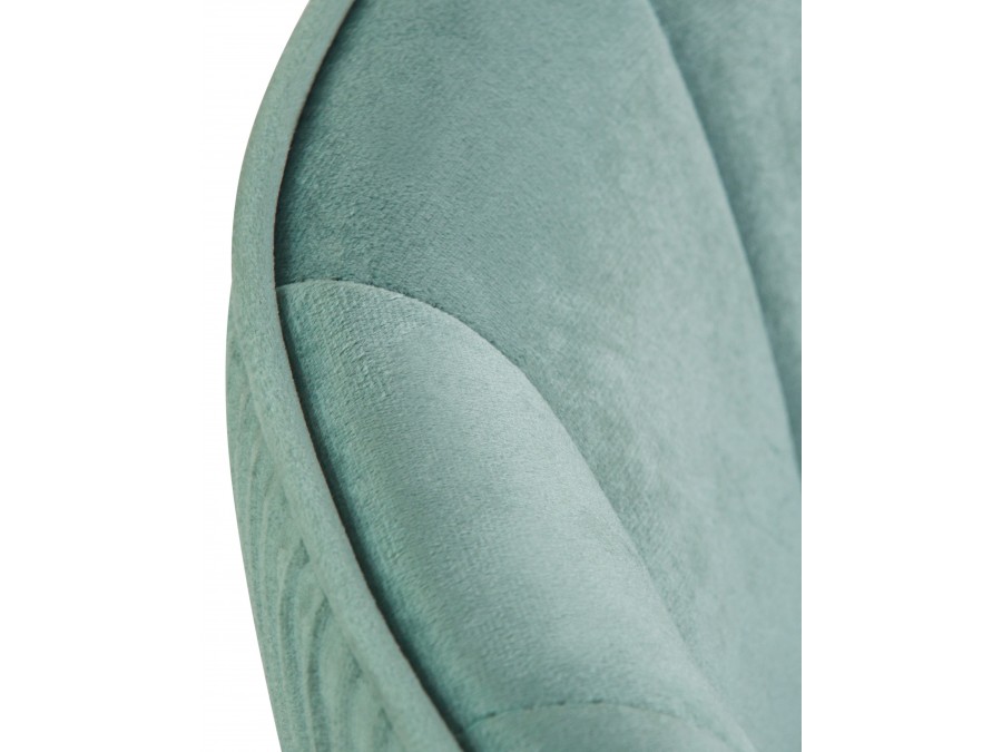 Стул барный DOBRIN DARCY, мятный велюр (1922-8)