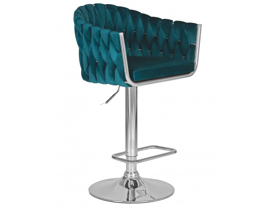 Стул барный DOBRIN MARCEL, морской волны велюр (MJ9-99)