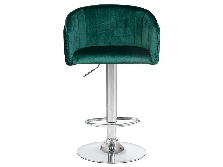 Стул барный DOBRIN DARCY, зеленый велюр (1922-9)