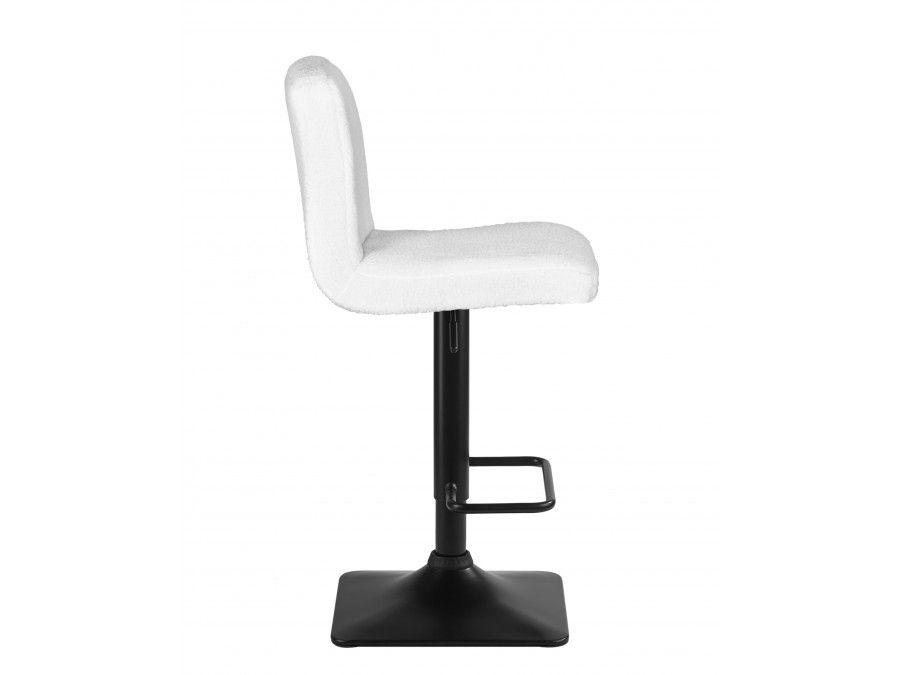 Стул барный DOBRIN LEO, белый букле (13)