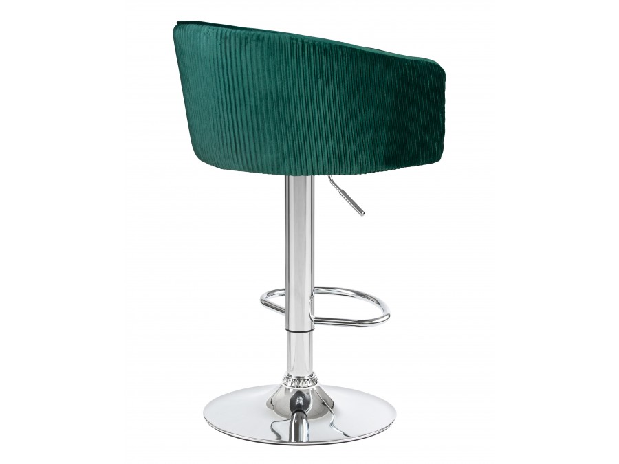 Стул барный DOBRIN DARCY, зеленый велюр (1922-9)