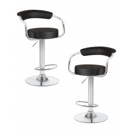 Набор 2 шт Стул барный DOBRIN MARTA, чёрный