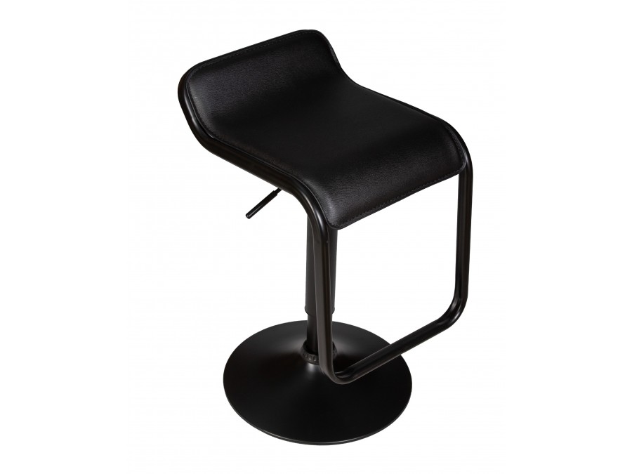 Стул барный DOBRIN CRACK BLACK, черный