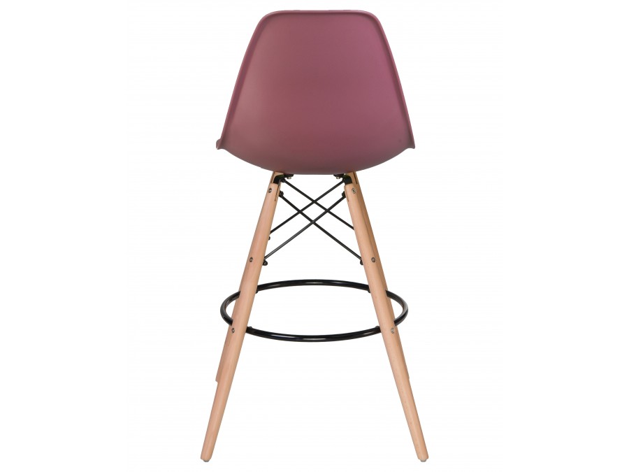 Стул барный DOBRIN DSW BAR, ножки светлый бук, цвет пыльная роза (NX-P-11)