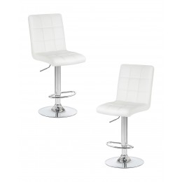 Набор 2 шт Стул барный DOBRIN KRUGER, белый