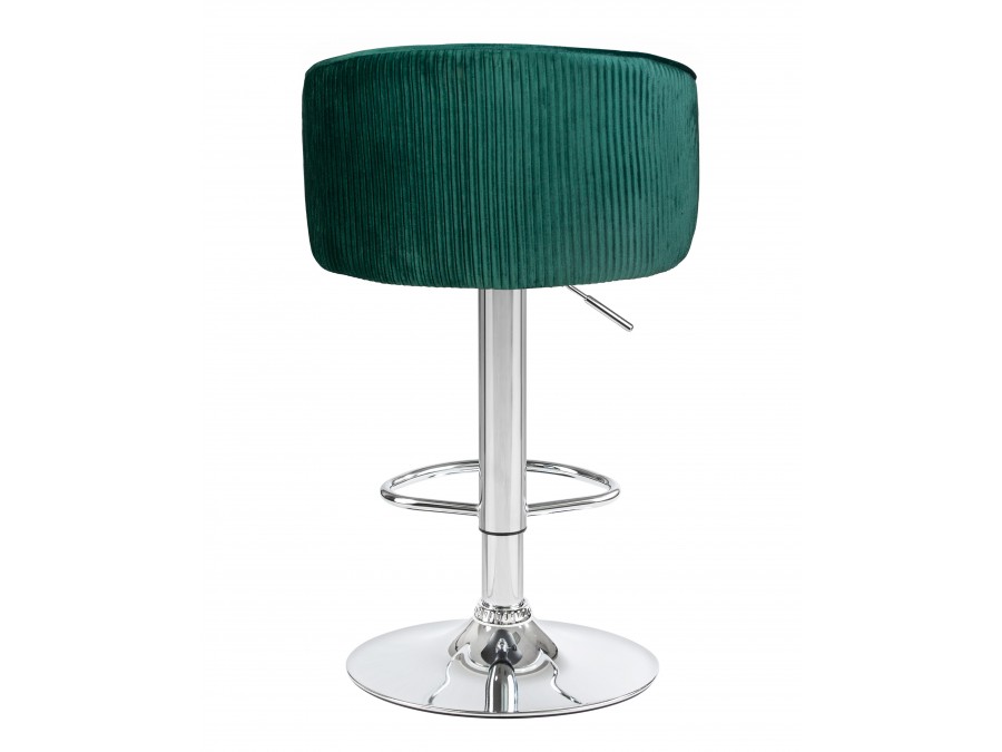 Стул барный DOBRIN DARCY, зеленый велюр (1922-9)