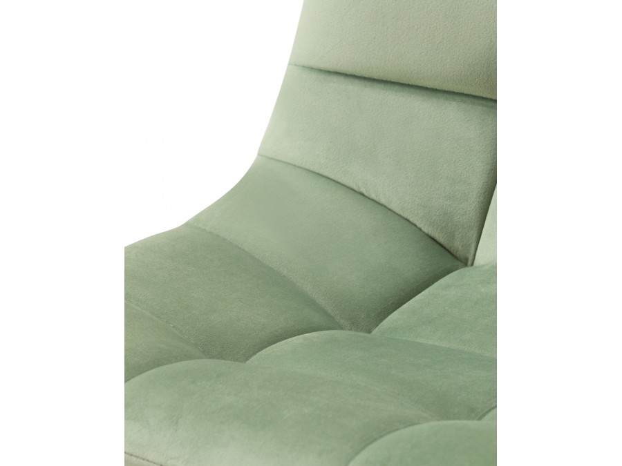 Стул барный DOBRIN TAILOR, пудрово-мятный велюр (MJ9-87)