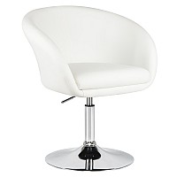 Кресло дизайнерское DOBRIN EDISON, белый