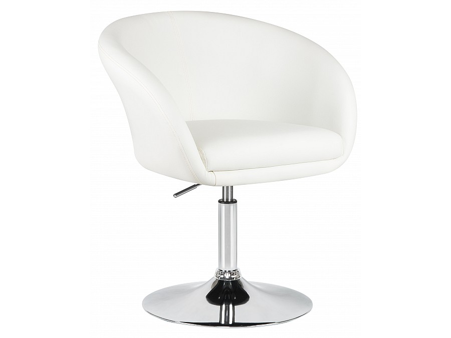 Кресло дизайнерское DOBRIN EDISON, белый