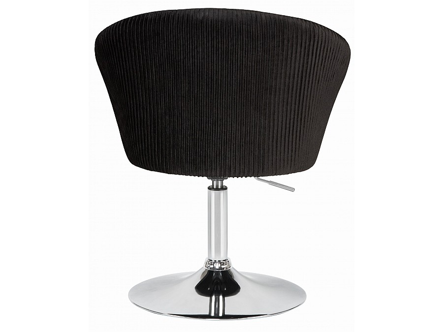 Кресло дизайнерское DOBRIN EDISON, черный велюр (1922-21)