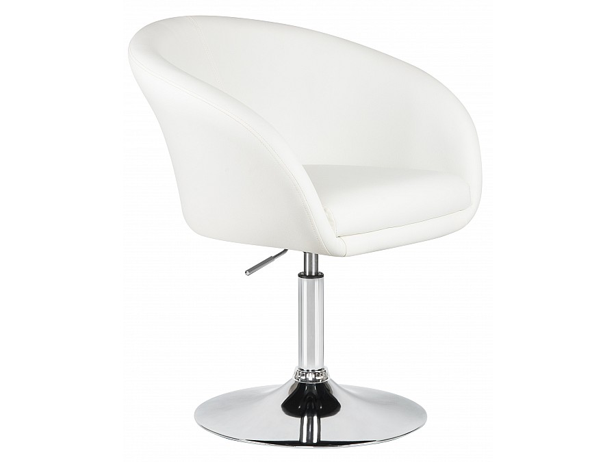 Кресло дизайнерское DOBRIN EDISON, белый