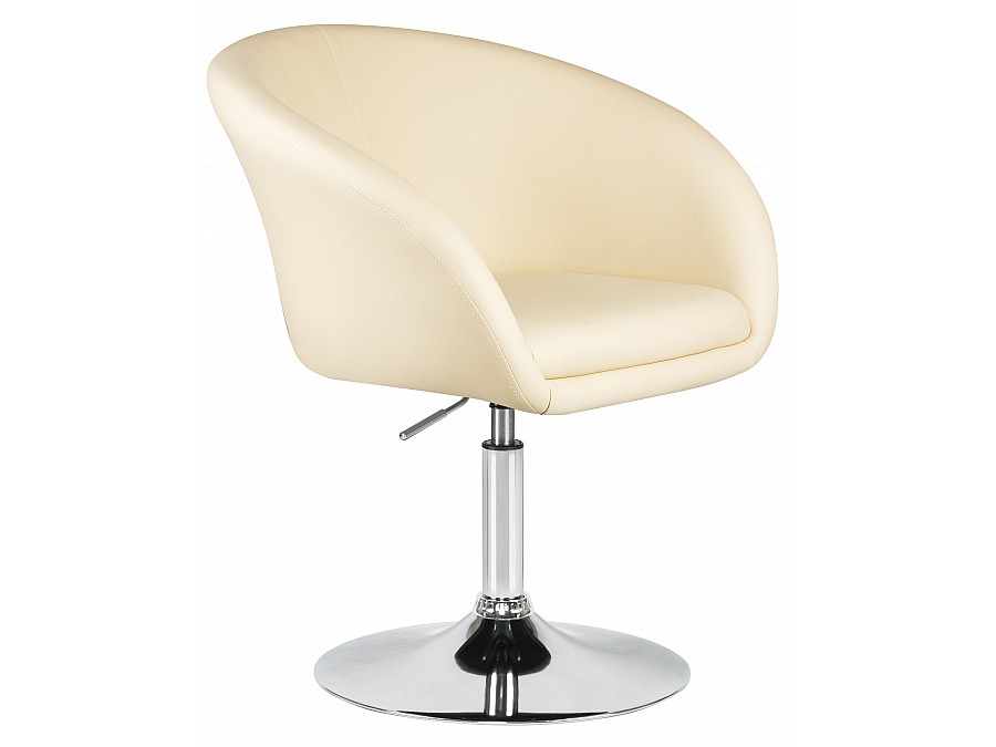 Кресло дизайнерское DOBRIN EDISON, кремовый