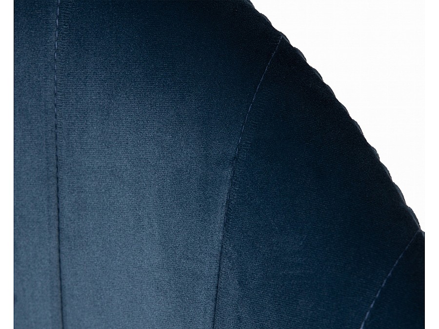 Кресло дизайнерское DOBRIN EDISON, синий велюр (1922-20)