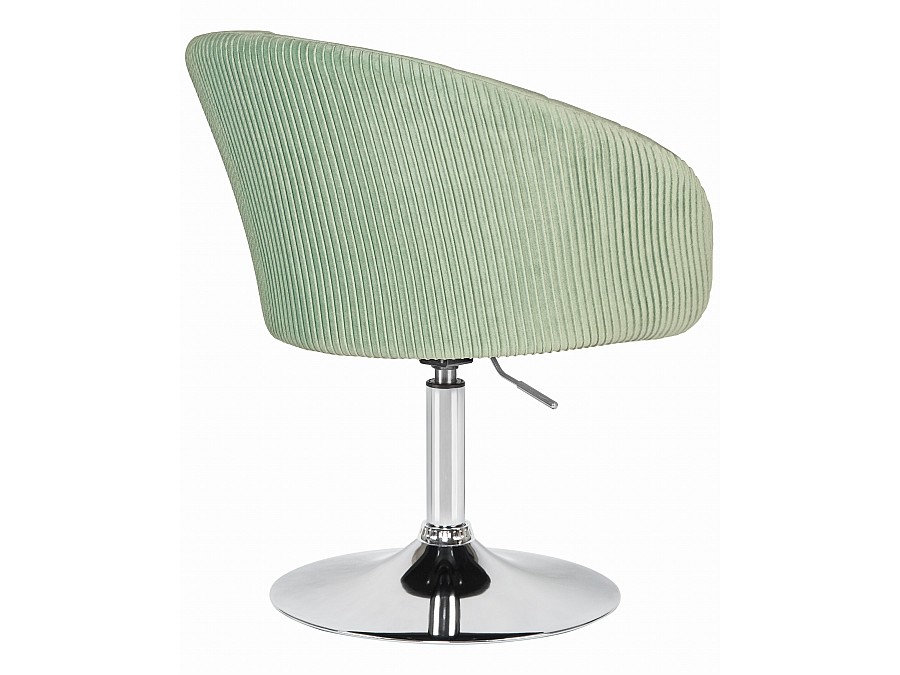 Кресло дизайнерское DOBRIN EDISON, мятный велюр (1922-8)