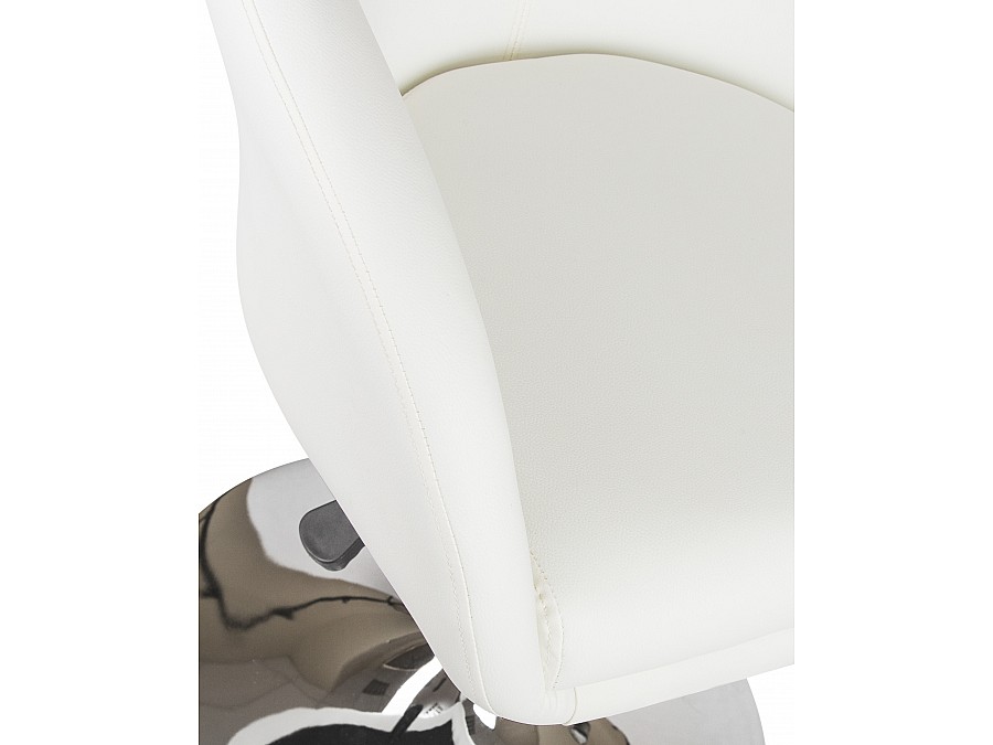 Кресло дизайнерское DOBRIN EDISON, белый