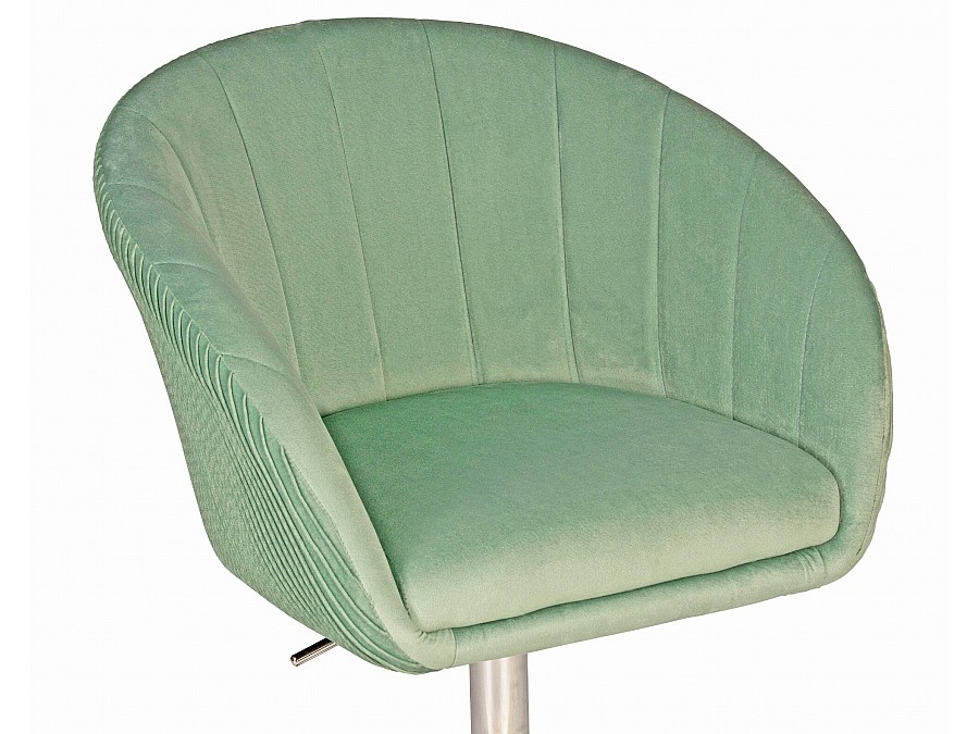 Кресло дизайнерское DOBRIN EDISON, мятный велюр (1922-8)