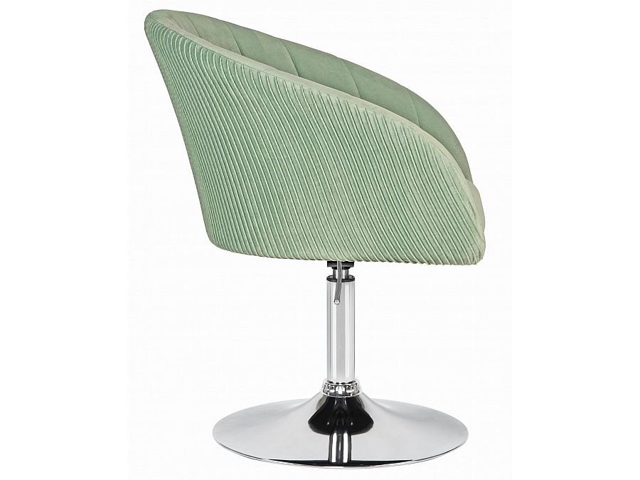 Кресло дизайнерское DOBRIN EDISON, мятный велюр (1922-8)