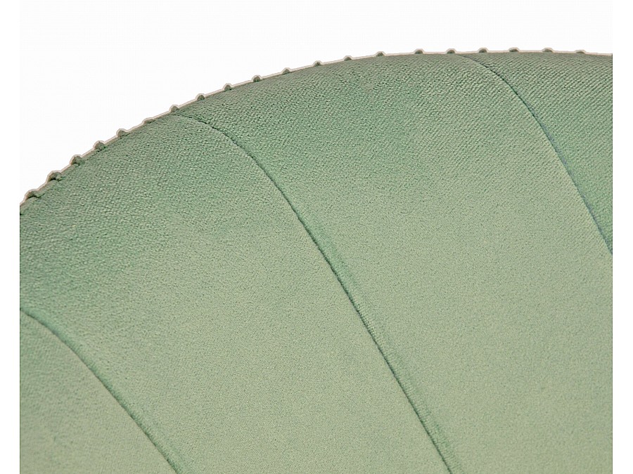 Кресло дизайнерское DOBRIN EDISON, мятный велюр (1922-8)