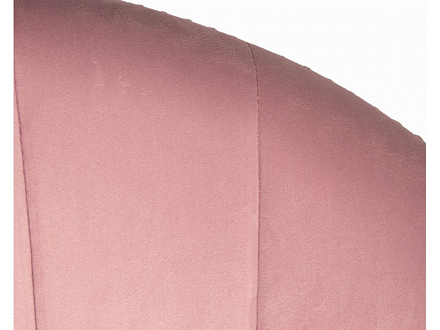 Кресло дизайнерское DOBRIN EDISON, розовый велюр (1922-16)