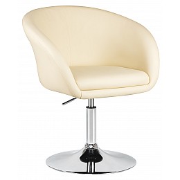 Кресло дизайнерское DOBRIN EDISON, кремовый