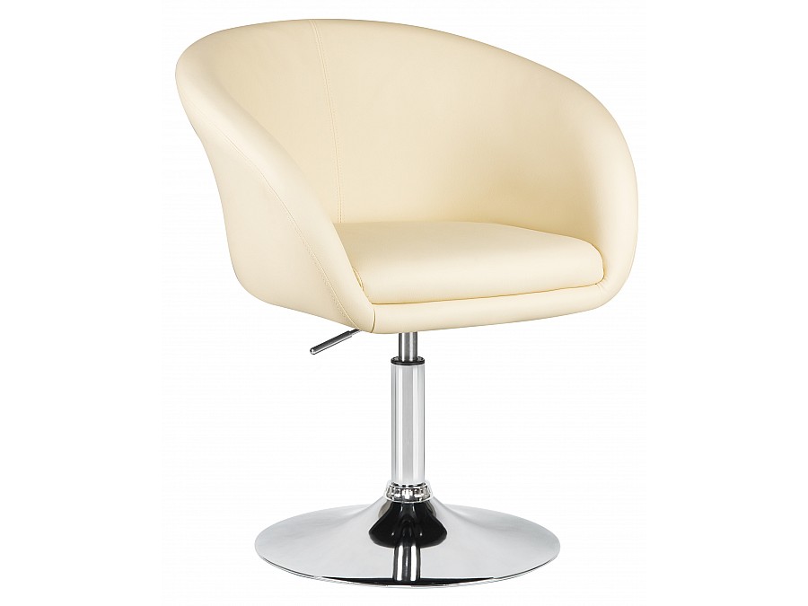 Кресло дизайнерское DOBRIN EDISON, кремовый