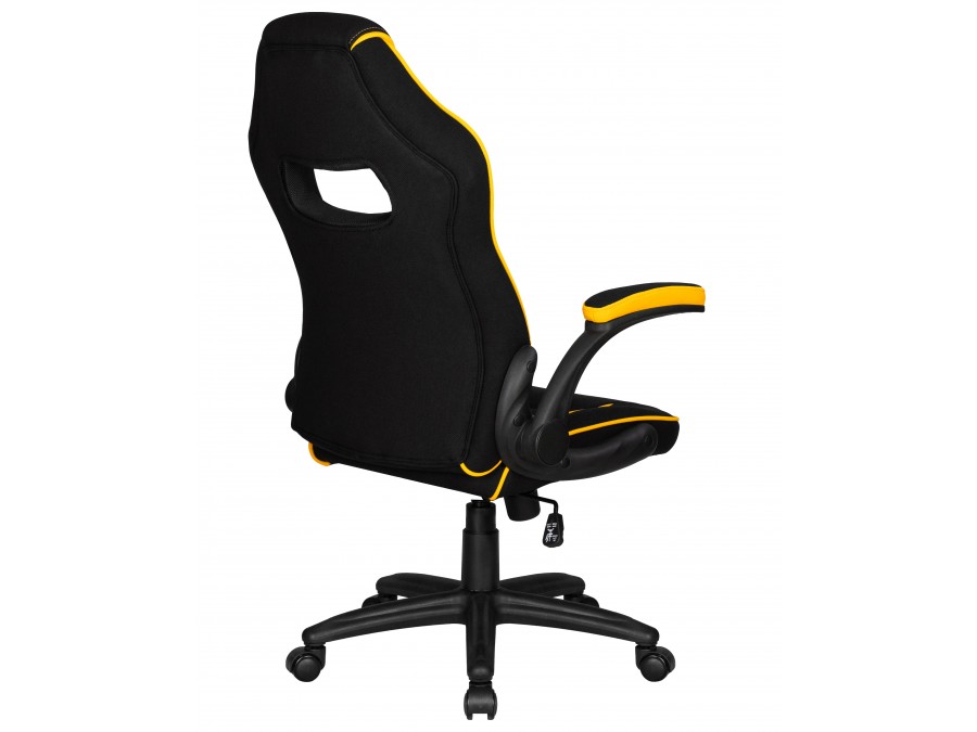 Кресло игровое DOBRIN RICK, черно-желтый