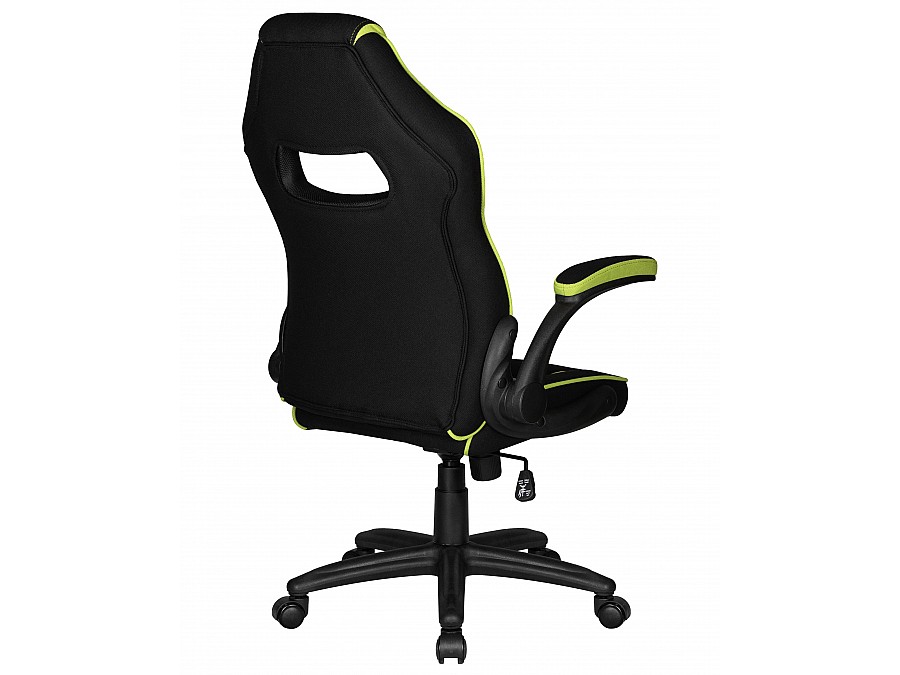 Кресло игровое DOBRIN RICK, черно-светло-зеленый