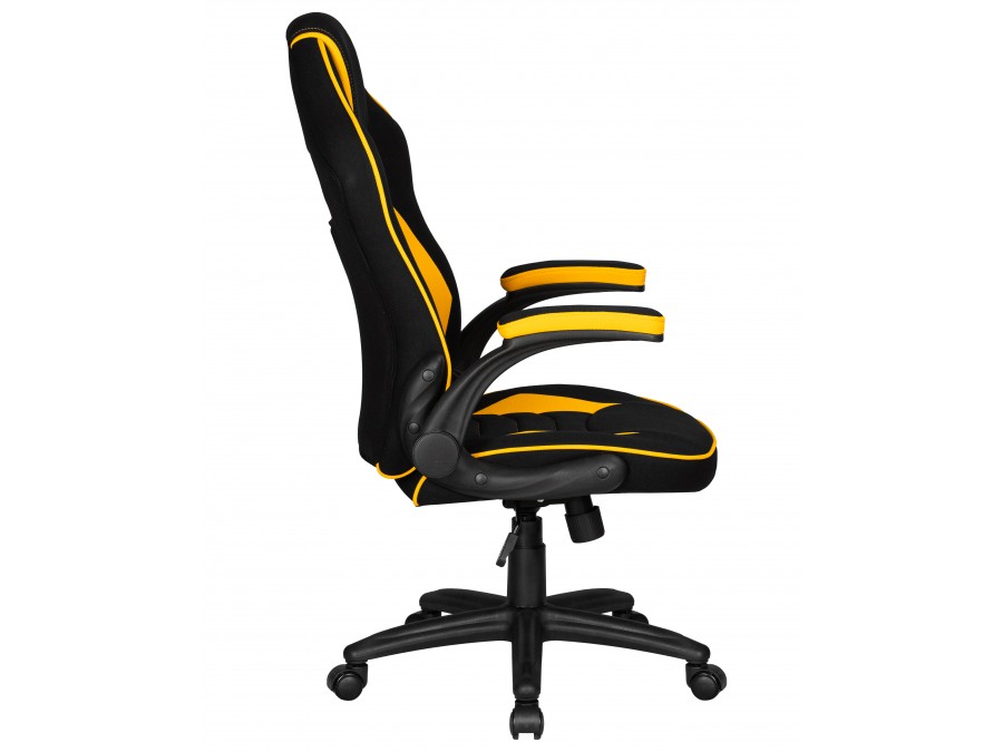 Кресло игровое DOBRIN RICK, черно-желтый