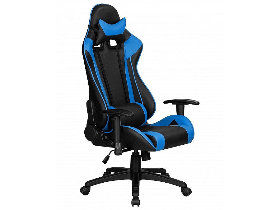 Кресло игровое DOBRIN BRIAN, черно-синее