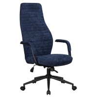 Офисное кресло для руководителей DOBRIN LOKI, синий (VRH230-25)