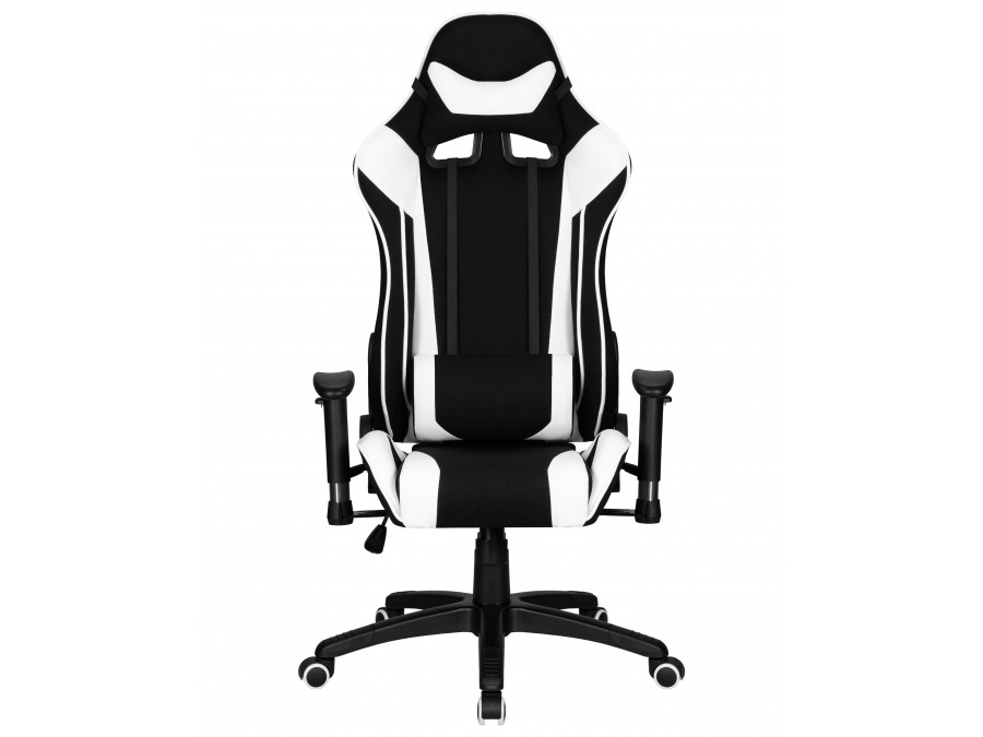 Кресло игровое DOBRIN DALLAS, черно-белый