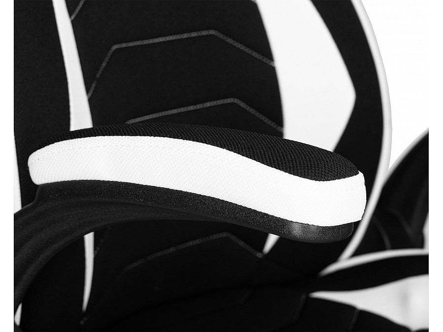 Кресло игровое DOBRIN RICK, черно-белый