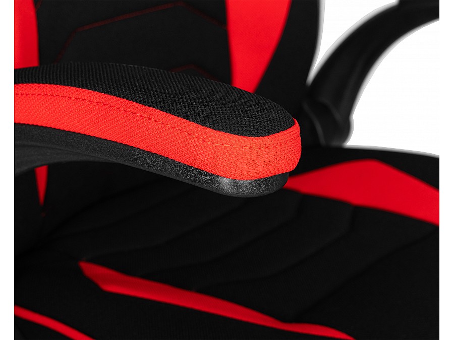 Кресло игровое DOBRIN RICK, черно-красный