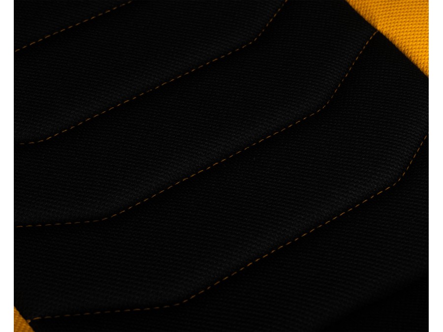 Кресло игровое DOBRIN RICK, черно-желтый