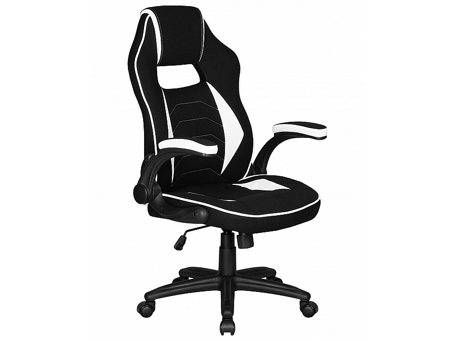 Кресло игровое DOBRIN RICK, черно-белый
