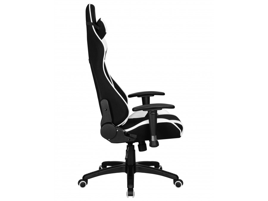 Кресло игровое DOBRIN DALLAS, черно-белый