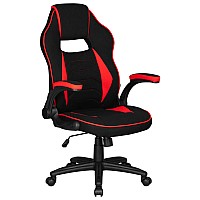 Кресло игровое DOBRIN RICK, черно-красный