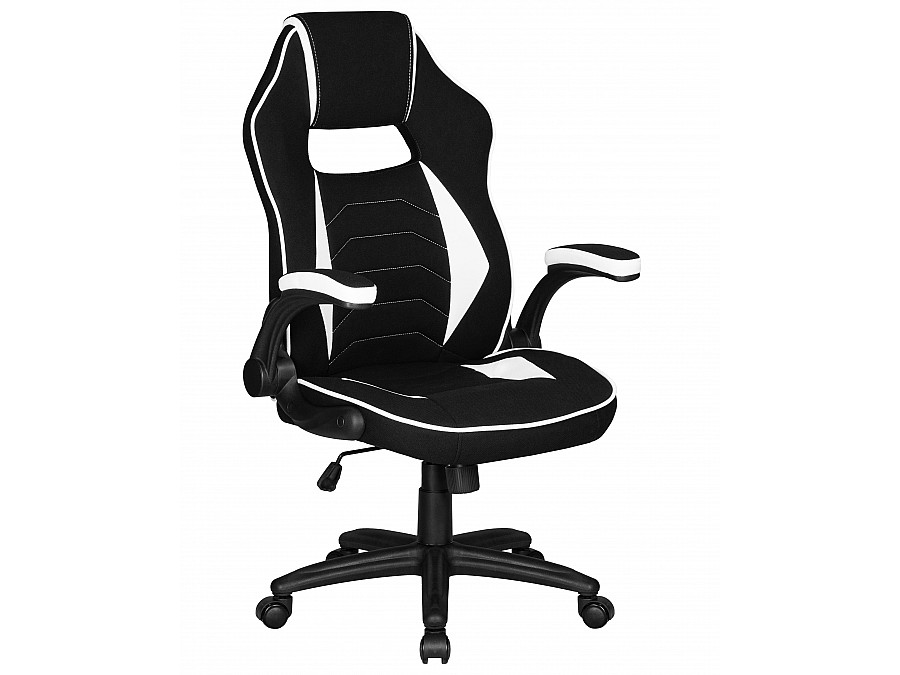 Кресло игровое DOBRIN RICK, черно-белый