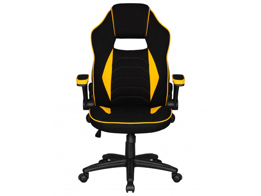 Кресло игровое DOBRIN RICK, черно-желтый
