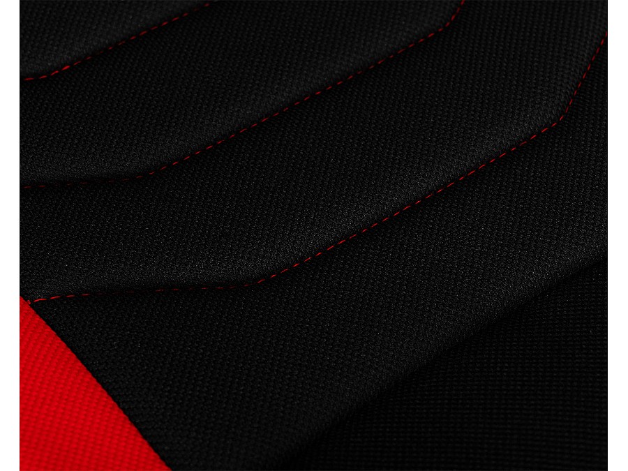 Кресло игровое DOBRIN RICK, черно-красный