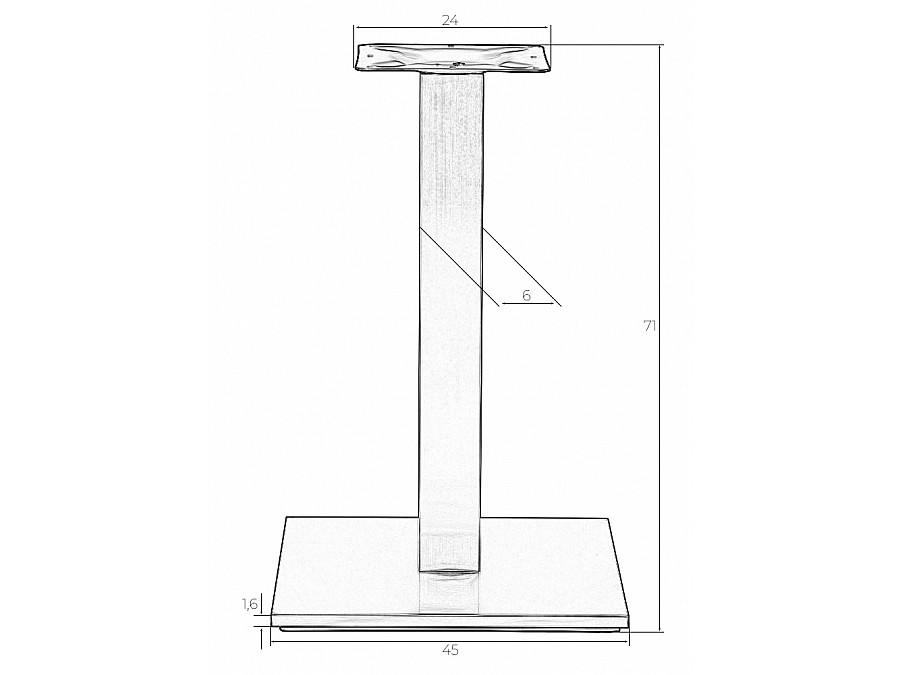 Подстолье обеденное DOBRIN DEBRA