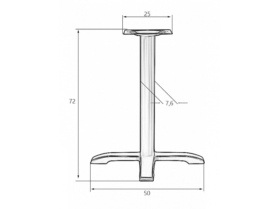 Подстолье обеденное DOBRIN SALLY