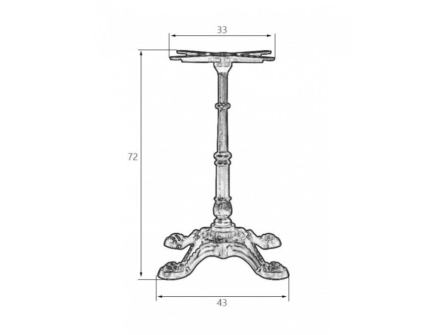 Подстолье обеденное DOBRIN LEONE