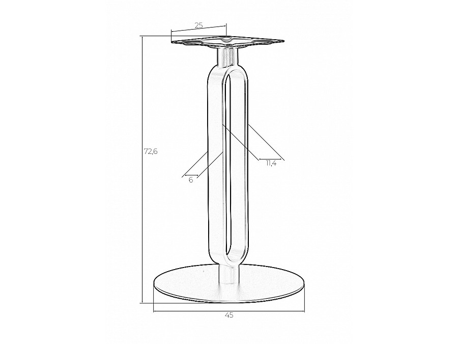 Подстолье обеденное DOBRIN ELAN GOLD