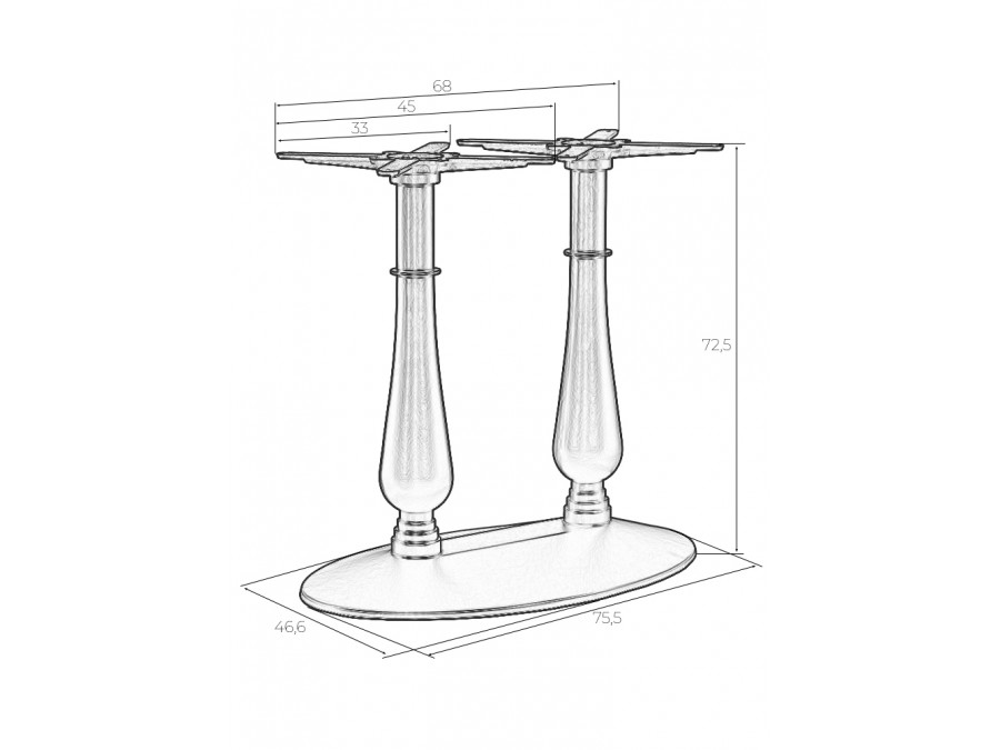 Подстолье обеденное DOBRIN ANDREW