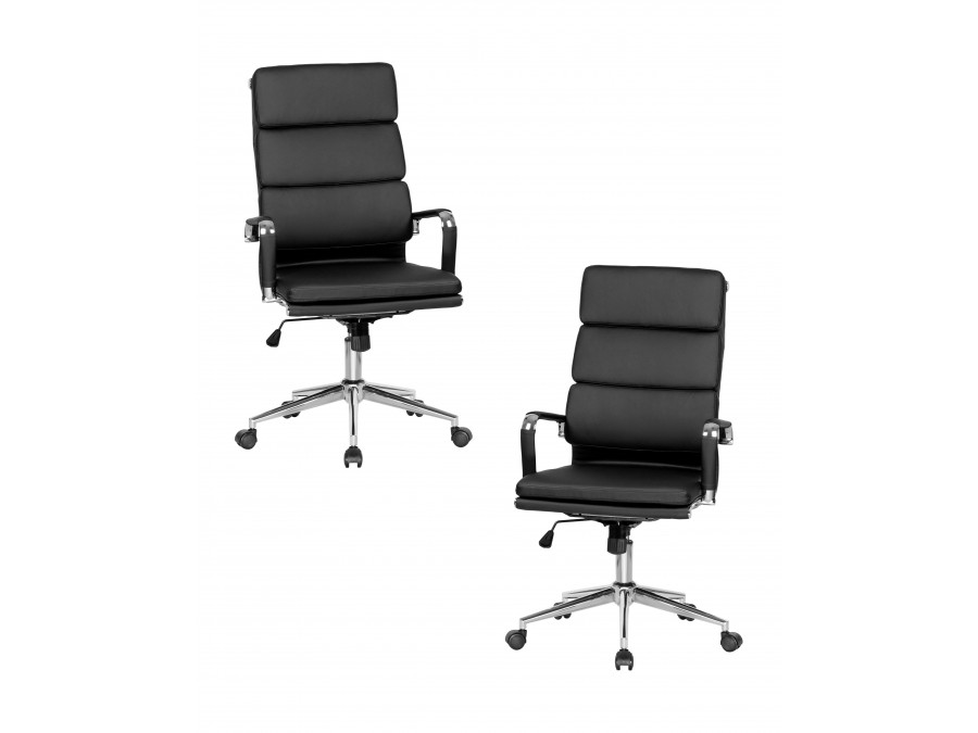 Набор 2 шт Офисное кресло для руководителей DOBRIN ARNOLD, чёрный