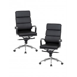 Набор 2 шт Офисное кресло для руководителей DOBRIN ARNOLD, чёрный