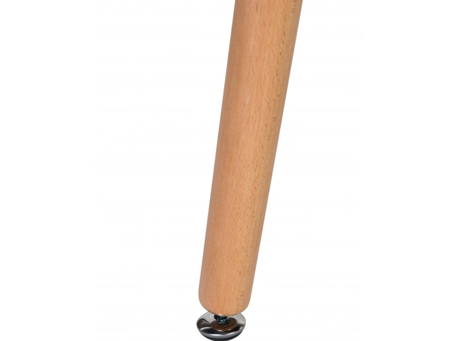 Стол обеденный DOBRIN SERRA WIDE, ножки светлый бук, столешница белая