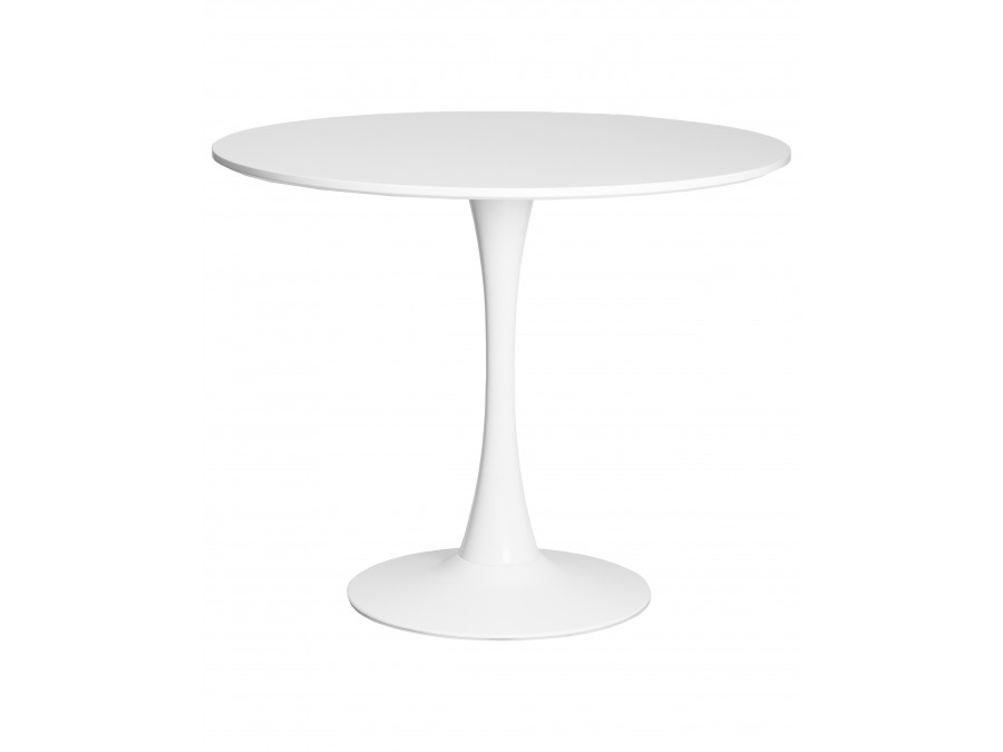 Стол обеденный MIA, белая столешница, белое основание