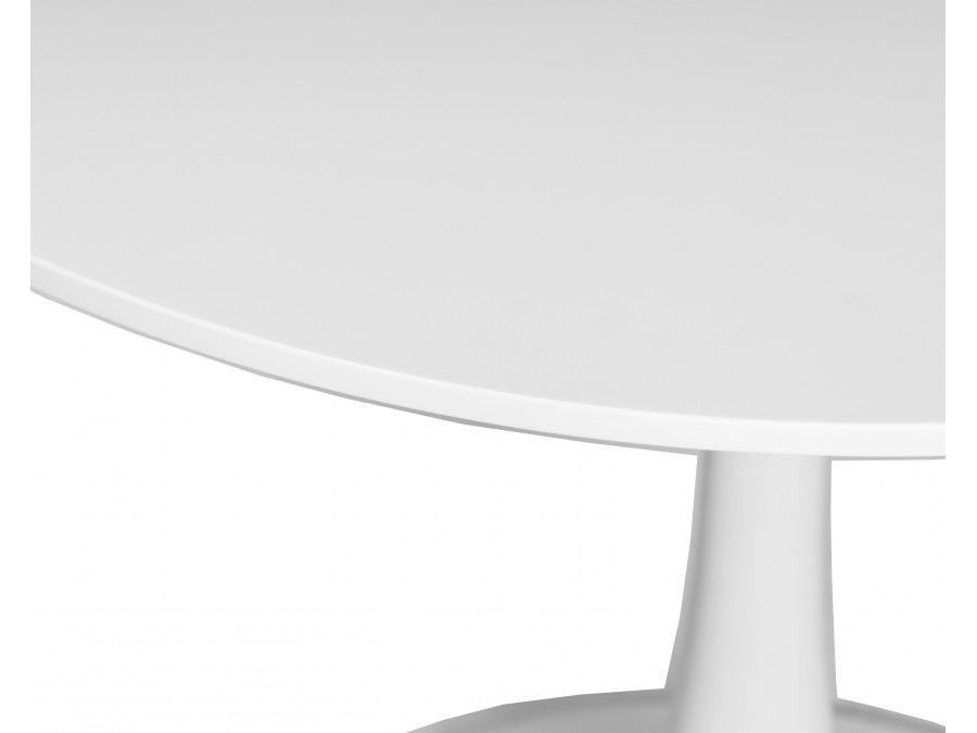 Стол обеденный MIA, белая столешница, белое основание